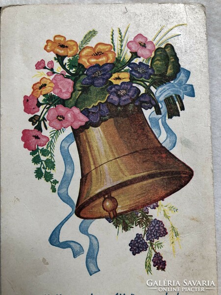 Antik, régi Húsvéti képeslap             -2.
