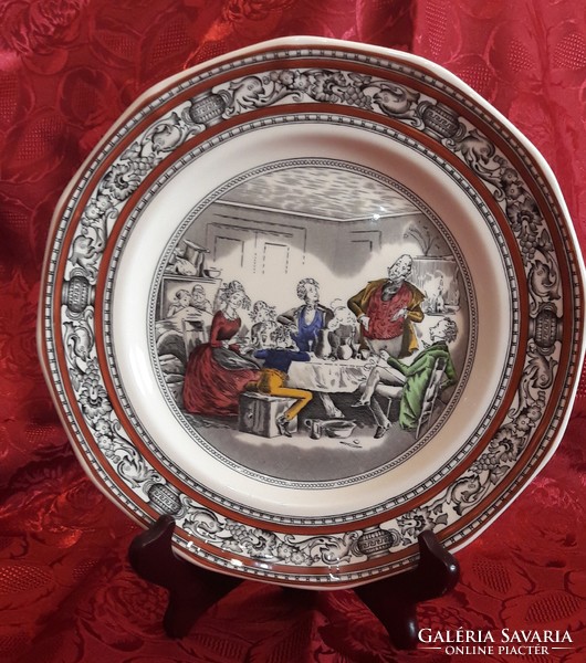 Rare Charles Dickens porcelain plate, decorative plate (l3218)