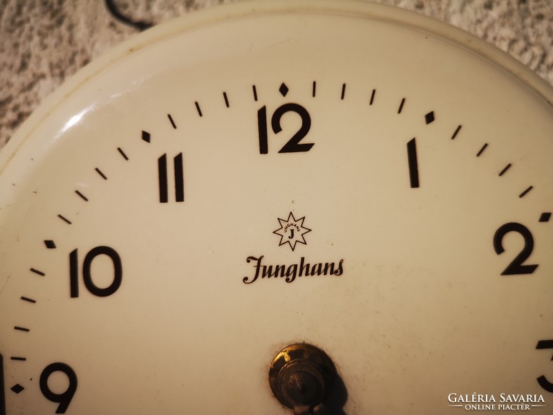 Porcelán fali óra Junghans, konyhai csörgő idő mérővel, sütés idő! Chef óra!