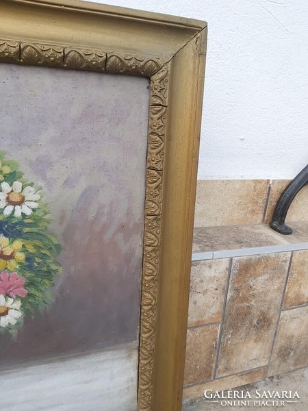 Pipacsos virágos  festmény pipacs mintás falikép dísz nosztalgia
