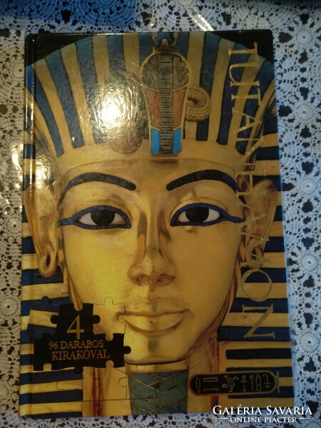 Tutanhamon, egyiptomi érdekességek gyerekeknek, 4 db puzzle-val,  Alkudható