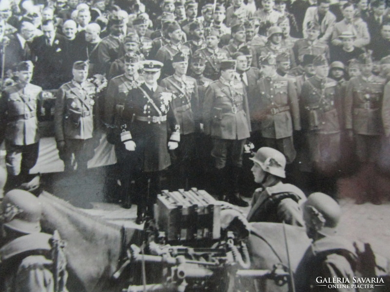 1940 Liberation of Transylvania, invasion of Szatmárném, Governor Miklós Horthy, original photo sheet