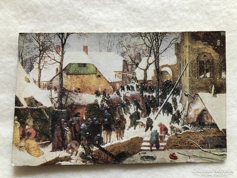 Antik, régi képeslap - Postatiszta                                        -2.