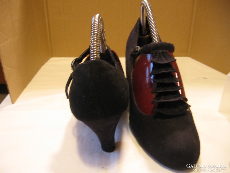 New look fekete textilvelúr női cipő Your feet look Georgeus 7/40-es