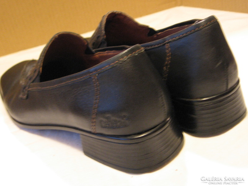 Black reflexan comfort leather women's shoes 37
