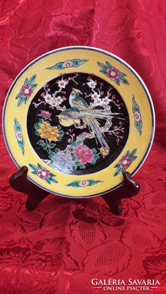 Madaras porcelán tányér (L3222)