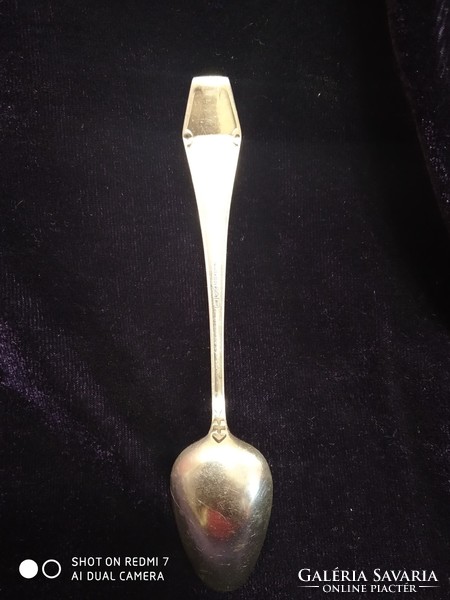 Silver (830) Swedish Art Nouveau style commemorative spoon.
