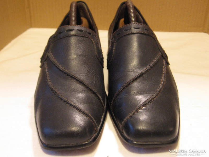 Black reflexan comfort leather women's shoes 37