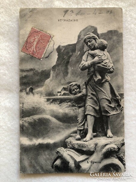 Antik, régi képeslap                                    -2.