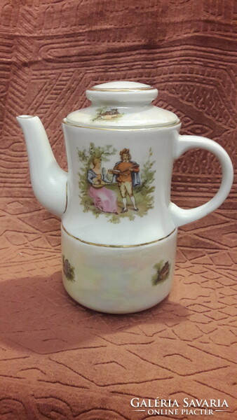 Romantic scene porcelain coffee pot (m3232)