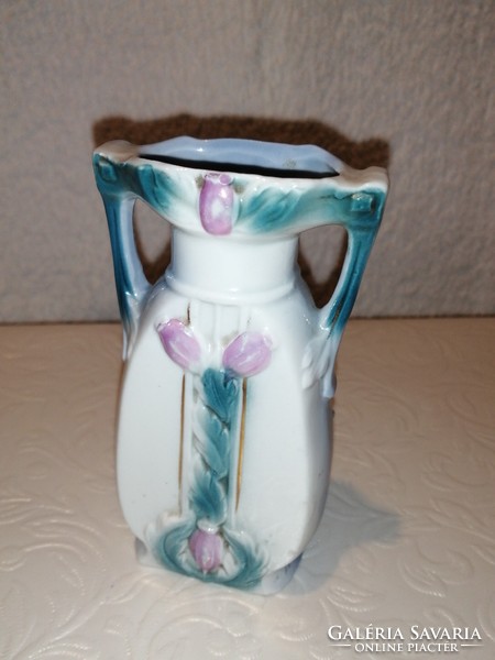 Antique, numbered, porcelain, small table vase, decoration.