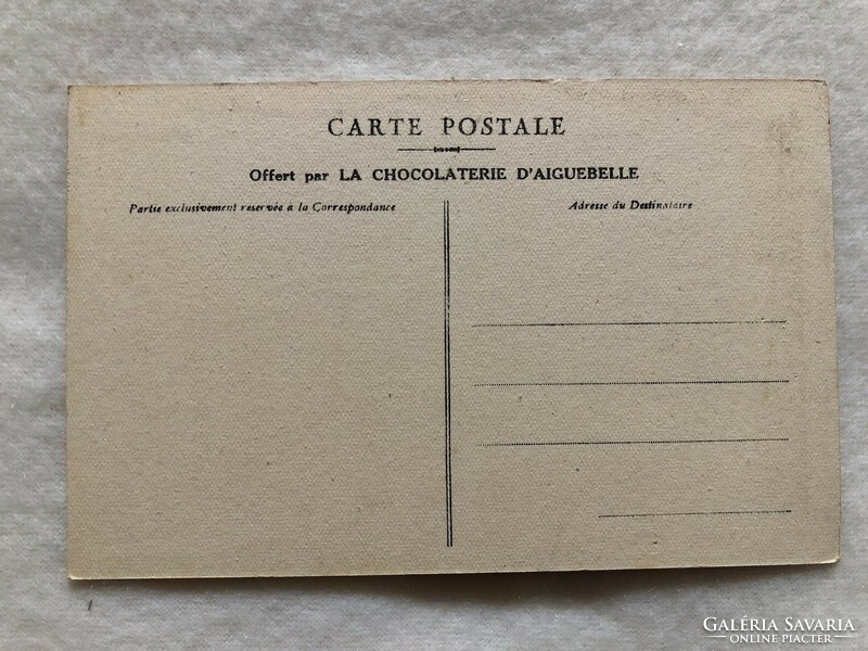 Antik képeslap - Postatiszta                              -2.