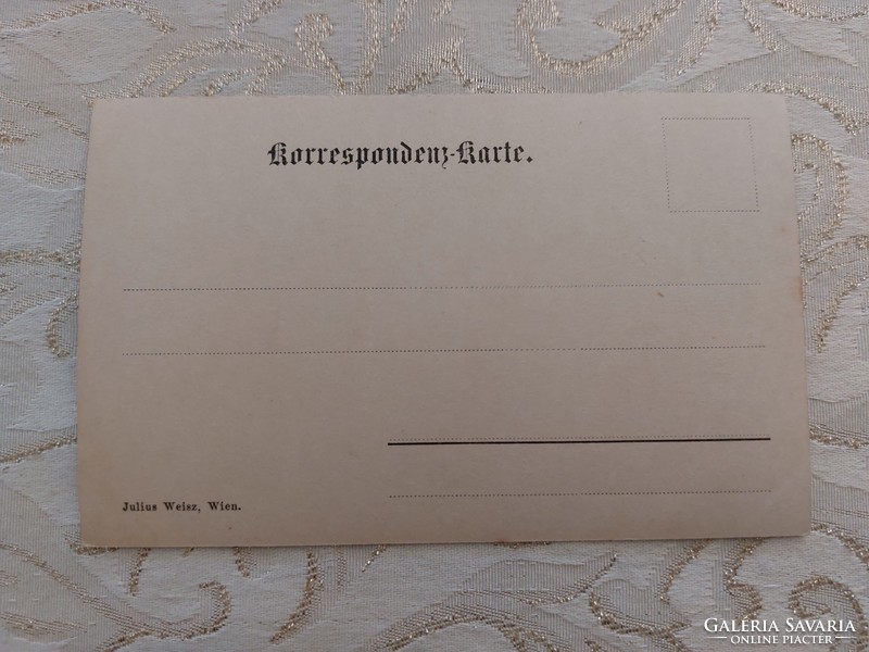Régi képeslap Laura Hilgermann fotó levelezőlap osztrák operaénekesnő