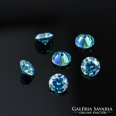 Valódi bevizsgált SI természetes kék gyémánt ékszerbe foglalható állapotban!