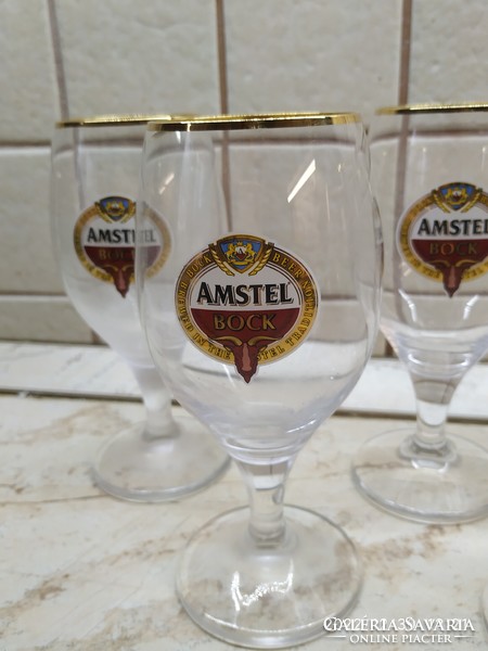Amstel 2 dl sörös pohár 5 db eladó!