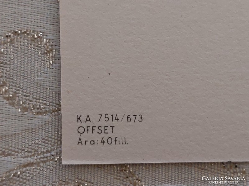 Régi mini képeslap 1967 újévi levelezőlap üdvözlőkártya kéményseprő malac