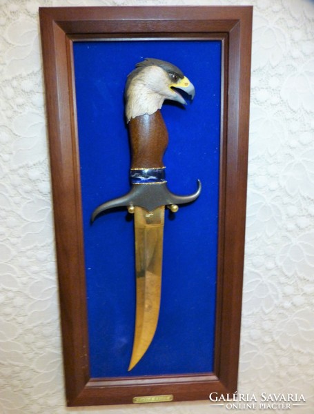 American decorative dagger, knife / bald eagle.