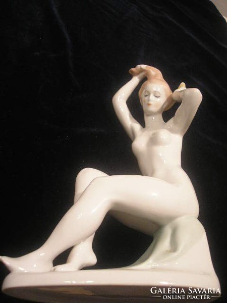 N14 jenő jenő, 196l combing nude marked flawless cartilage sculpting woman aquincum 22 cm