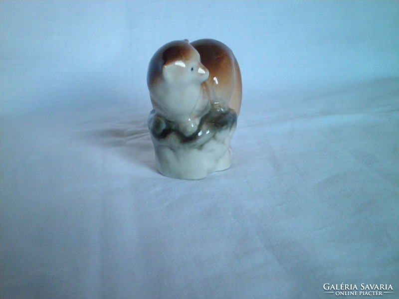 Vintage Russian porcelain weasel or ermine.