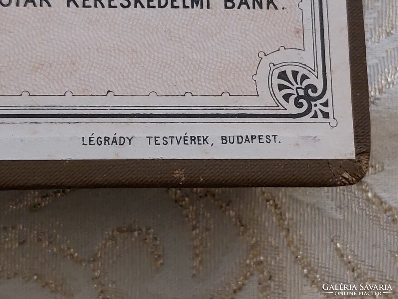 Old document Pest mkb entrance ticket
