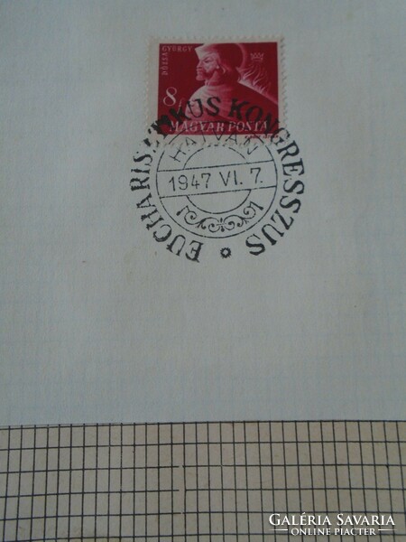 Za413.27 Occasional Stamp - Eucharistic Congress - Sixty 1947