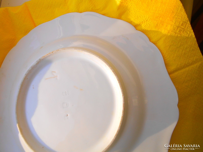 Altwien masszába nyomott méhkas jelzéssel  antik Bécsi  porcelán tányér