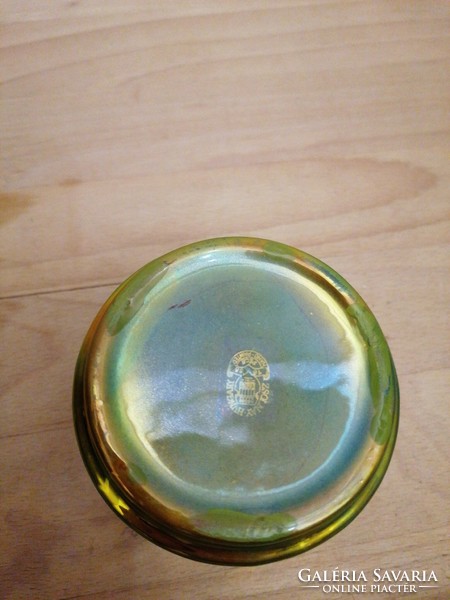 Zsolnay eosin-glazed small pot