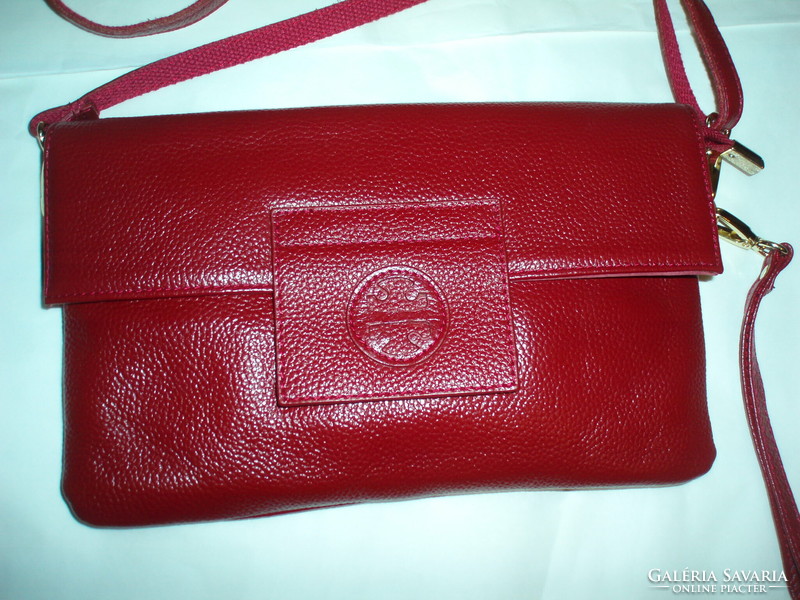 Vintage genuine leather small shoulder bag, reticule