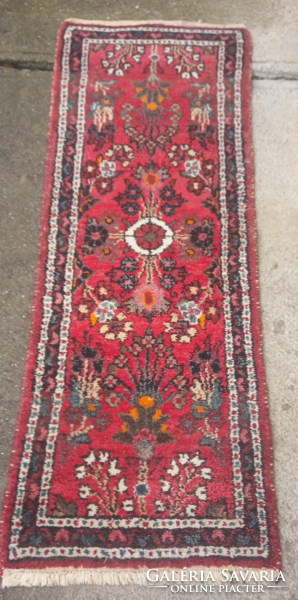 155 x 55 cm kézi csomózású Iráni Sarough Perzsa szőnyeg eladó