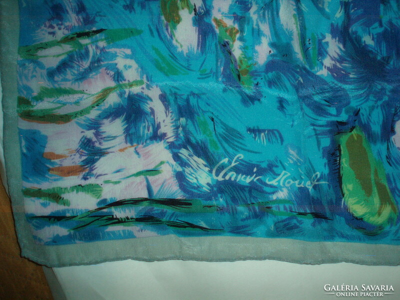 Vintage Claude Monet selyemsál