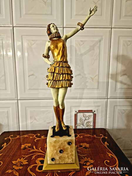 Tánconő - art deco műalkotás - Alkalmi áron