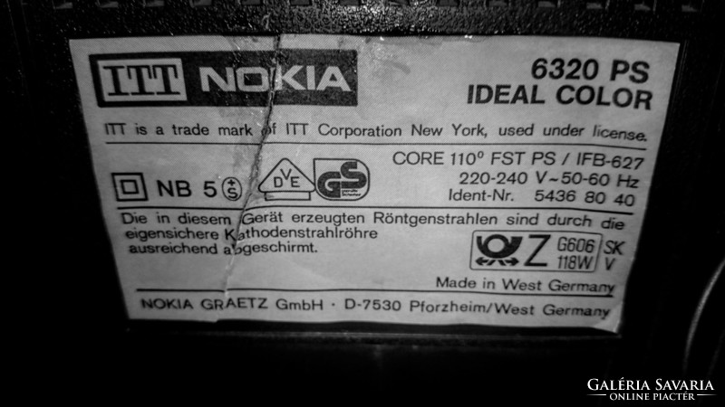 ITT Nokia színes működőképes retró - tv gyűjtőknek eladó!