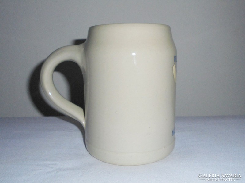 German ceramic beer mug 0.5 Liter - ruder wm Munich 1981