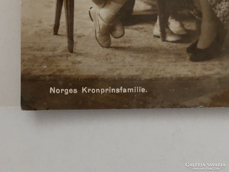 Régi fotó norvég koronaherceg családi fénykép