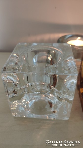 Koei unicom glass cube lighters 1960s / 70s retro