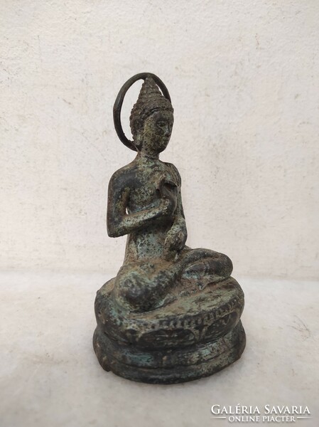Antique Buddha Buddhist bronze statue with patina 135 6556