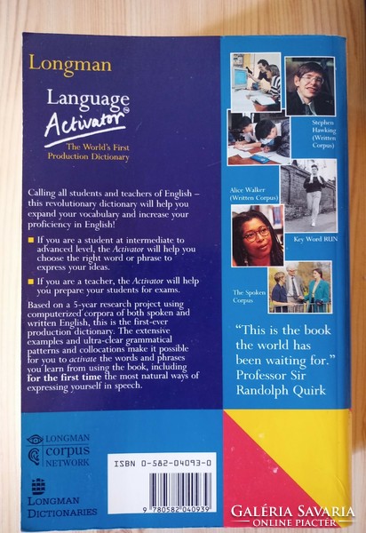 Longman Language activator, angol nyelvkönyv