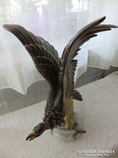 Herend turul bird with sword, 34 cm