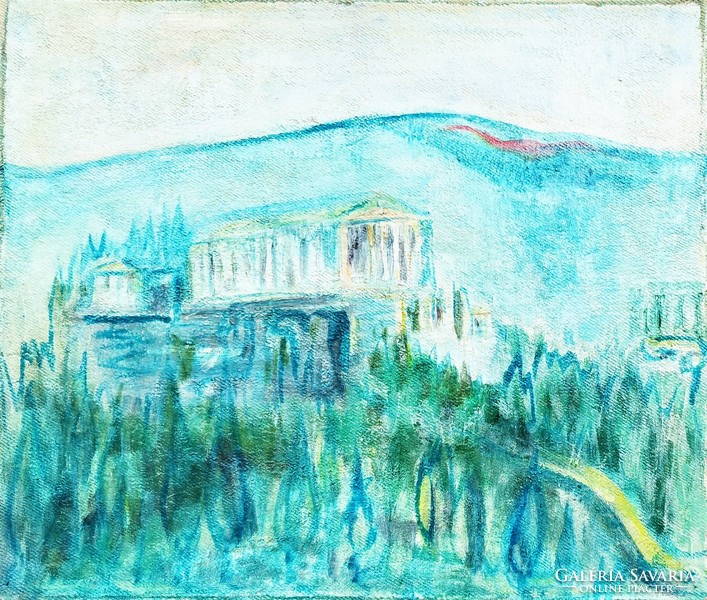 Festmény, Görög templom