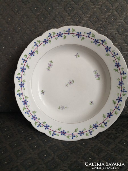 Herend (pbg) cornflower pattern, antique bowl, 'ribbon crown', 19th century!