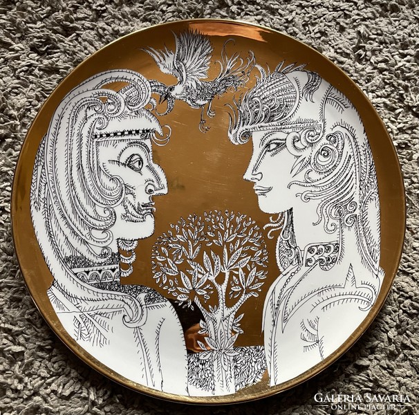 Extremely rare Saxon endre wall plate