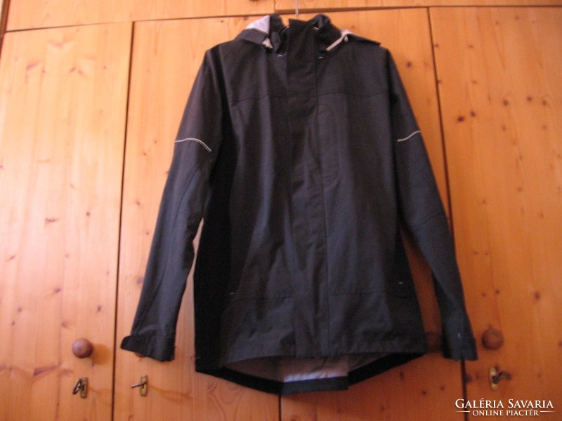 Slazenger fekete vízálló kapucnis férfi kabát M