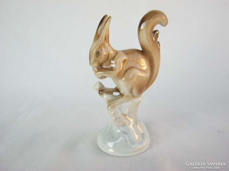 Royal dux porcelain squirrel