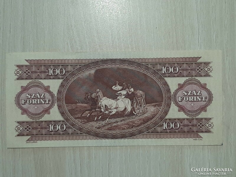 100 forint 1984  ropogós bankjegy  aUNC