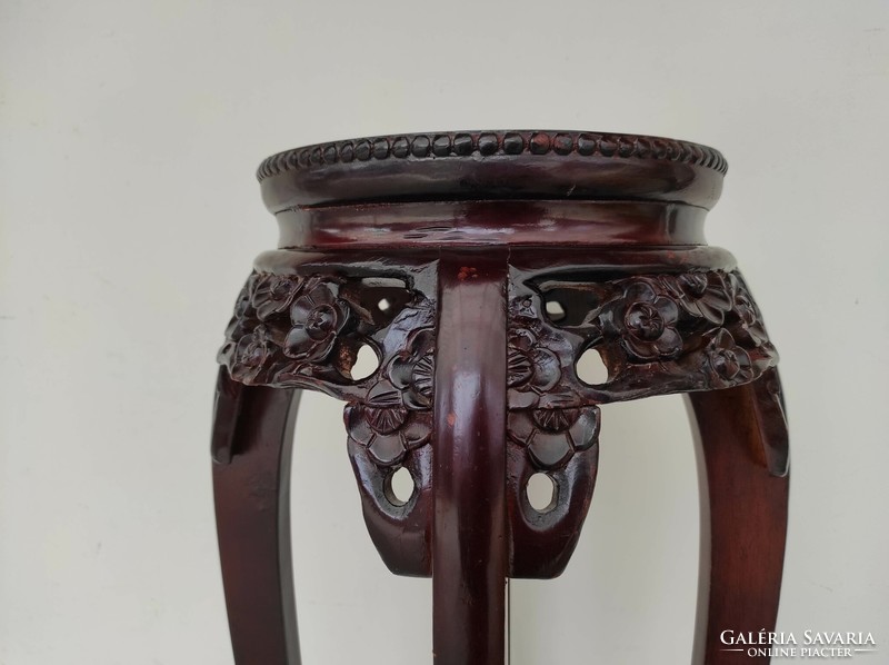 Antique Chinese furniture high table marble flat kaspo vase holder stand 664 6577