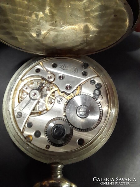 Doxa metal men's pocket watch with flawless dial.
