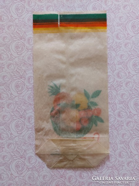 Régi Stühmer karamellás cukorka papírzacskó reklám csomagolás