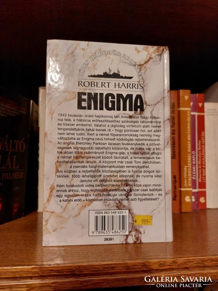 Robert Harris Enigma   - Híres háborús regények sorozat - szépirodalmi könyv ,regény