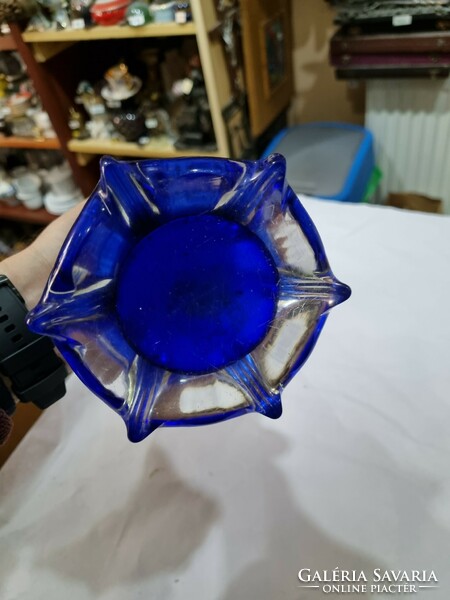 Czechoslovakian crystal vase