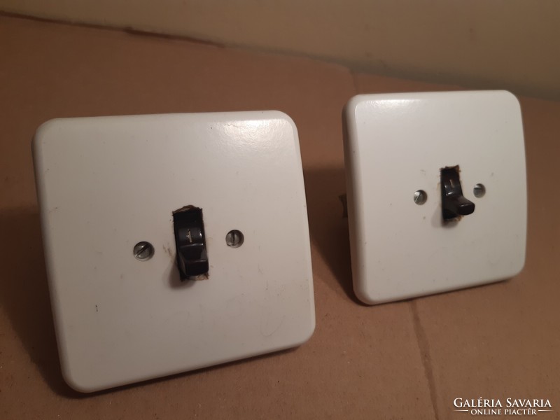 2 old light switches